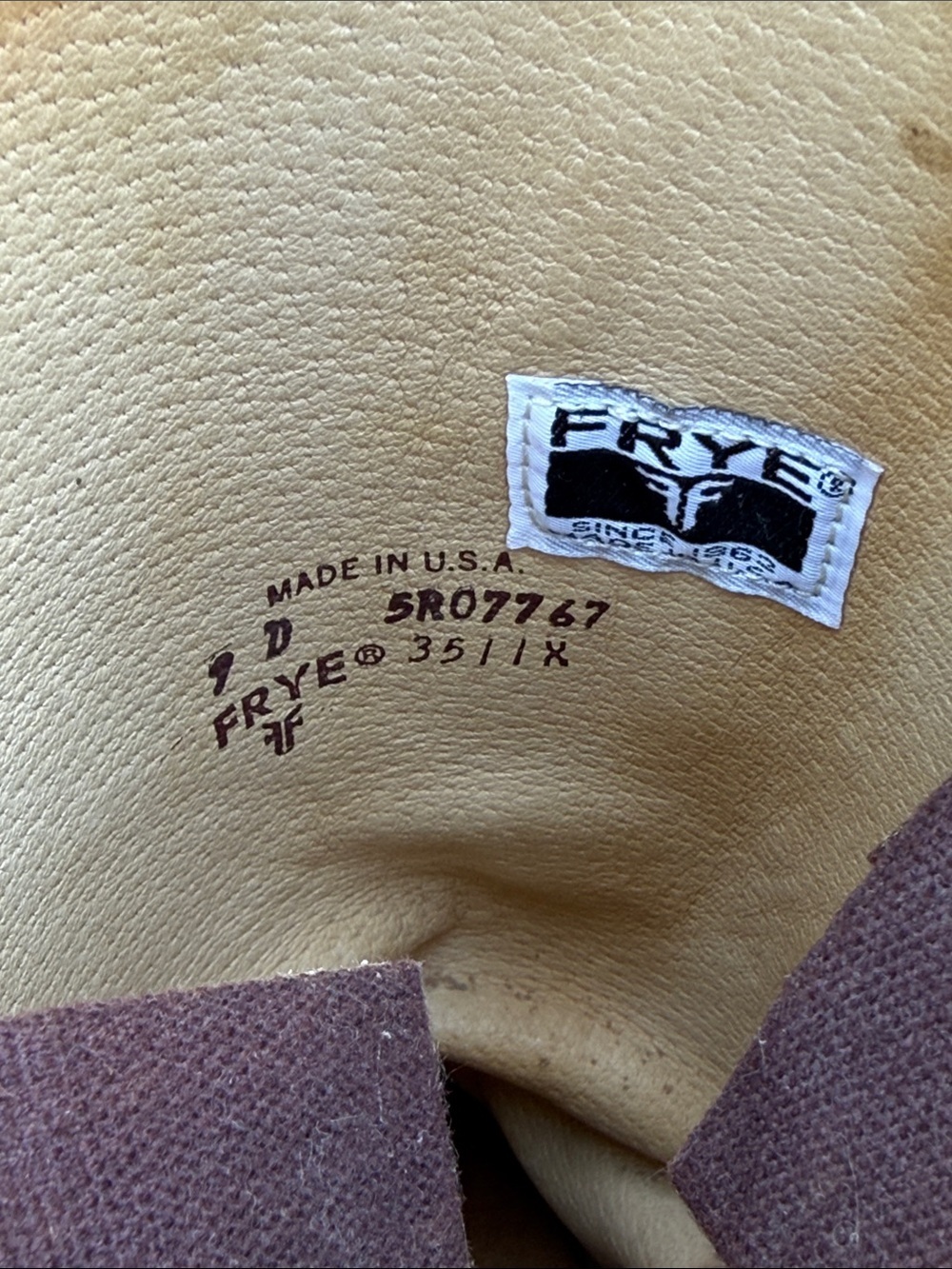 Vintage Made in USA Frye
Brown Leather Harness Boots - Picture 12 of 13